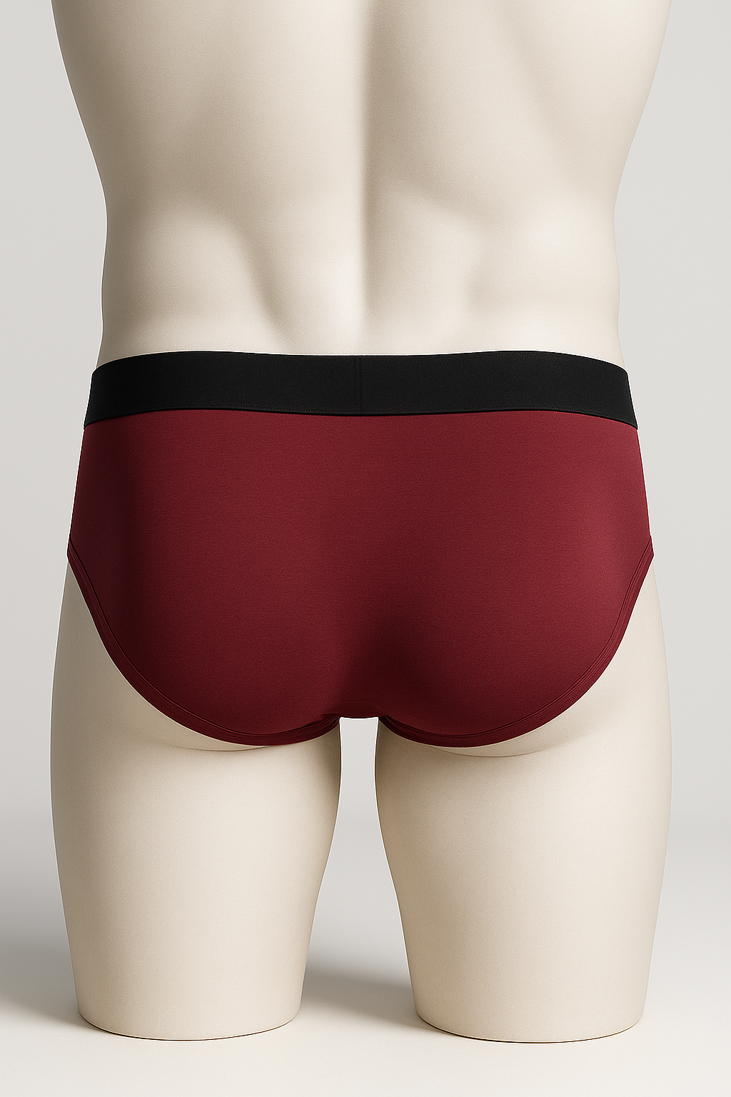 Thryvall Men’s Brief – Burgundy (with Black Waistband) - Image 2